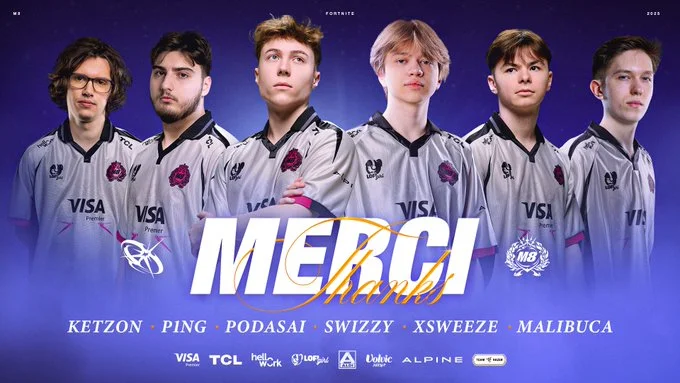 Gentle Mates Fortnite : un remaniement historique pour la structure championne du monde