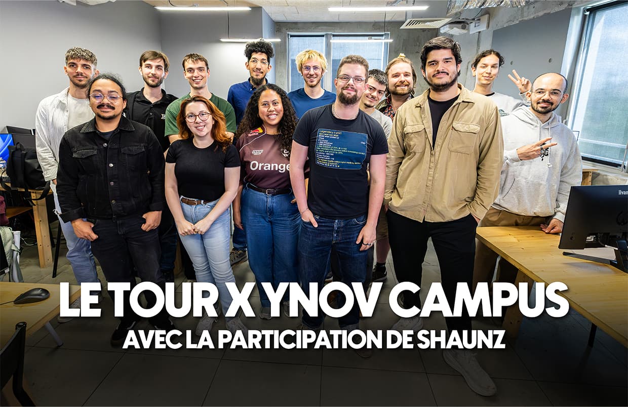 Le Tour et Shaunz s’invitent à Ynov Campus